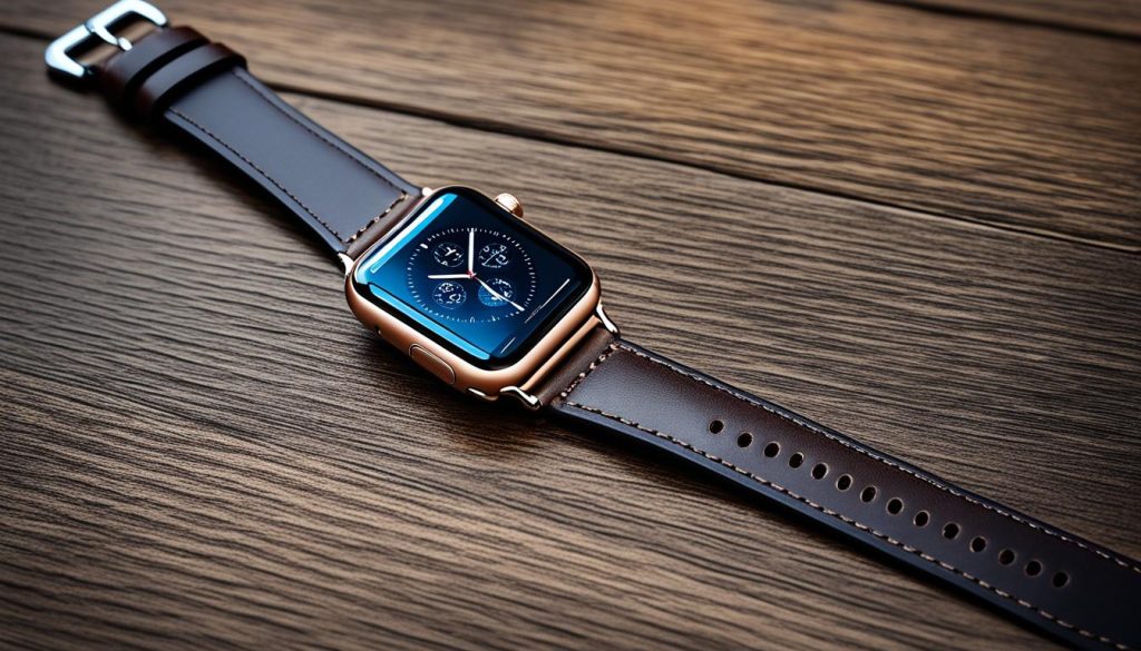 premium leather apple watch band